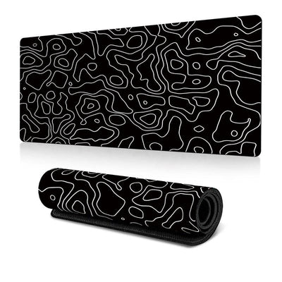 Large Non-Slip Line Pattern Gaming Mouse Mat